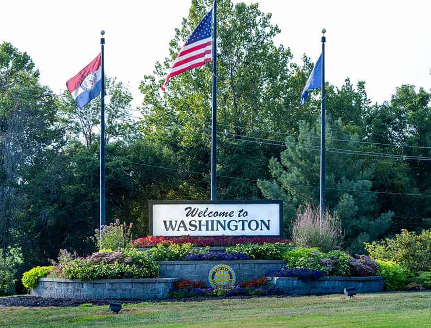 Washington MO Sign
